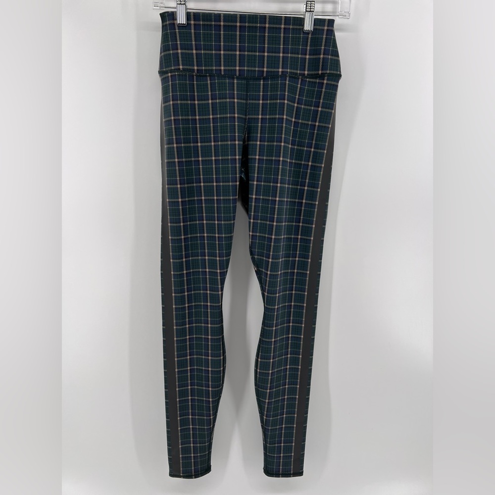 Alo Yoga Occasion Forest Plaid Leggings Size Medium